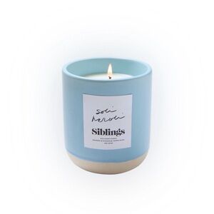 Light Blue Scented Candle
